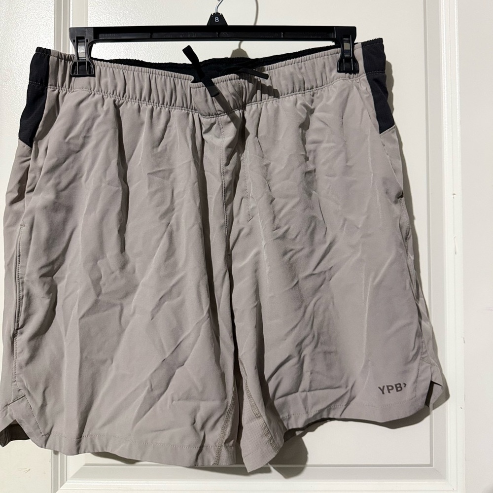 YPB Men's Athletic Tan Shorts